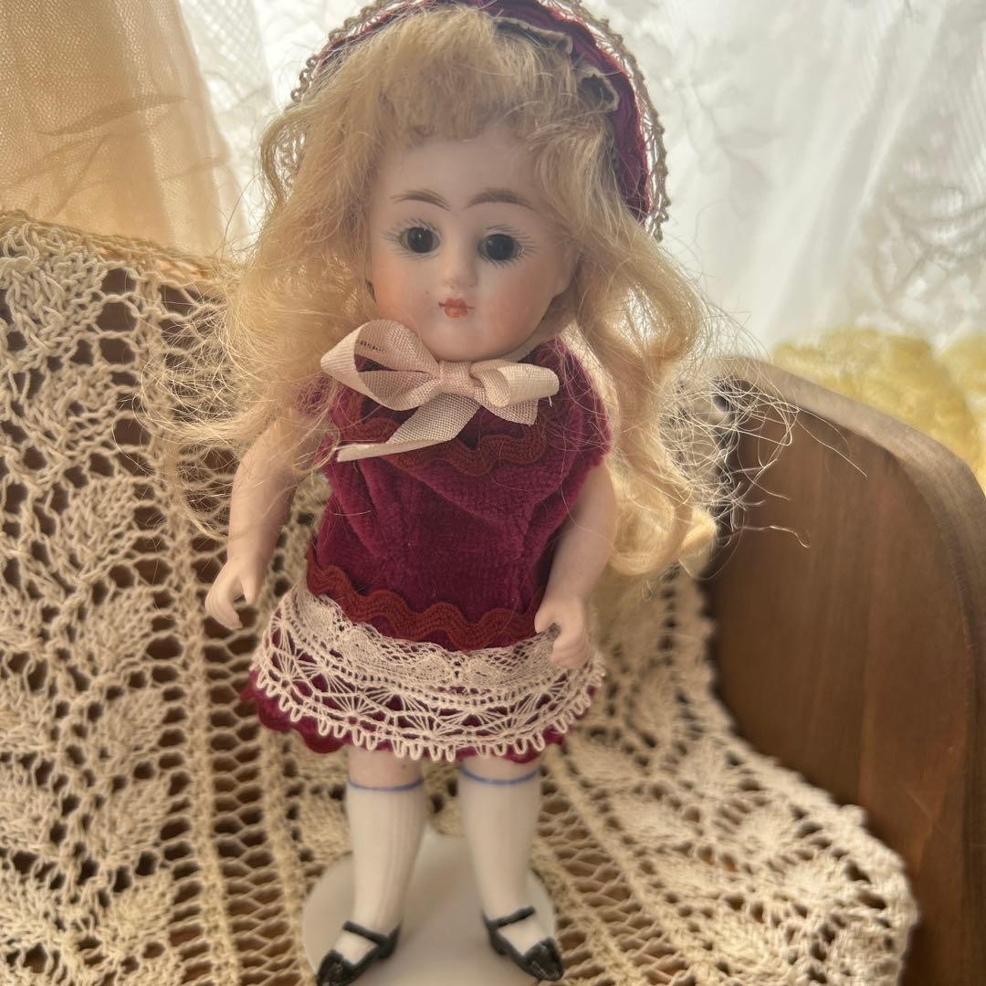 アンティークオールビスク 14センチ