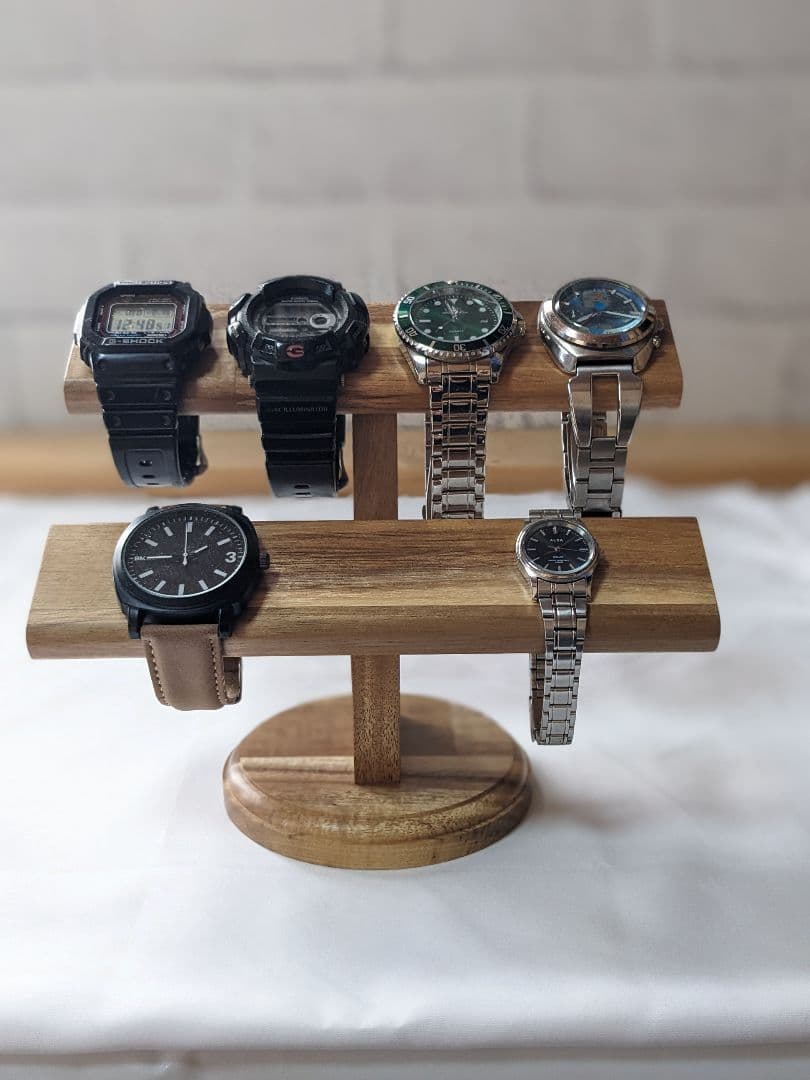 ウォッチスタンド　腕時計スタンド (WE2)　8本用　4個セット