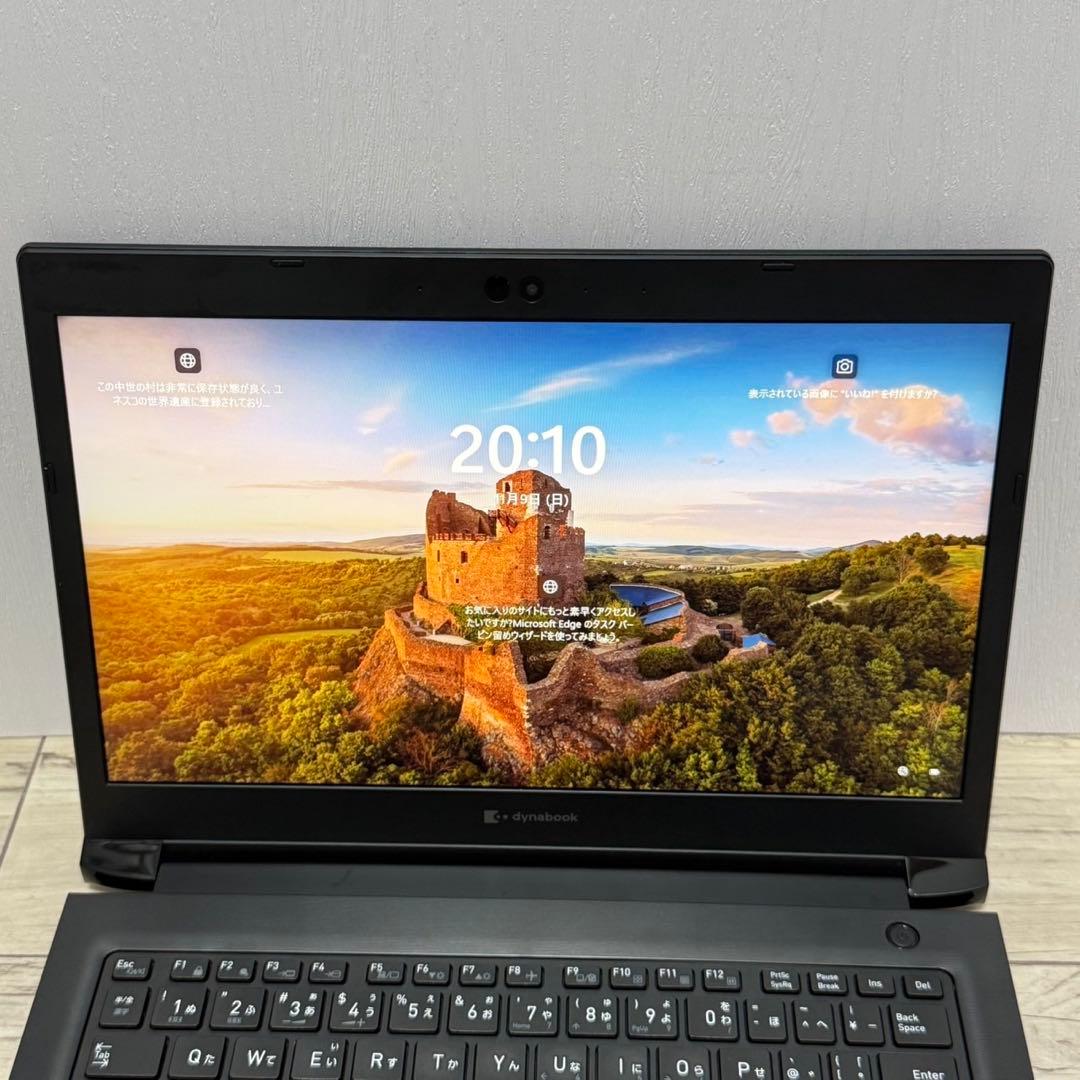 【高性能11世代】Win11 Dynabookノートパソコン 超軽量 カメラ