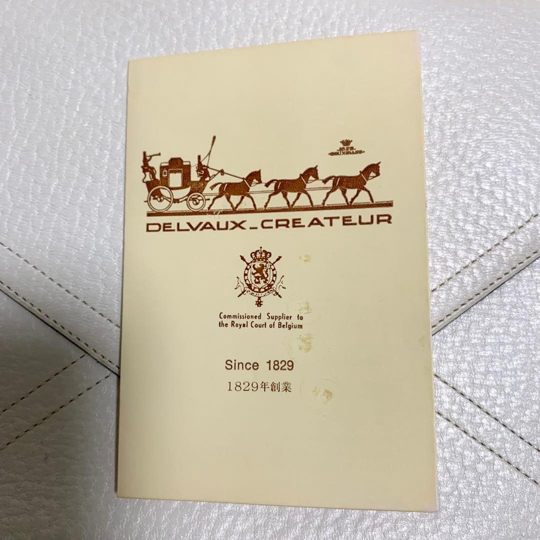 【極希少】デルヴォー セカンドバッグ レザー アイボリー