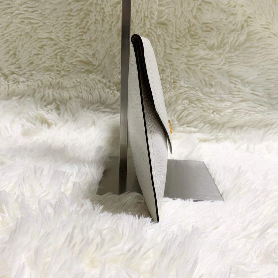 【極希少】デルヴォー セカンドバッグ レザー アイボリー