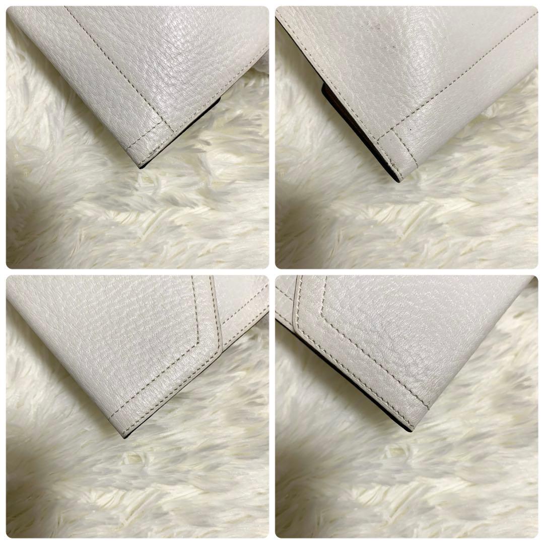 【極希少】デルヴォー セカンドバッグ レザー アイボリー