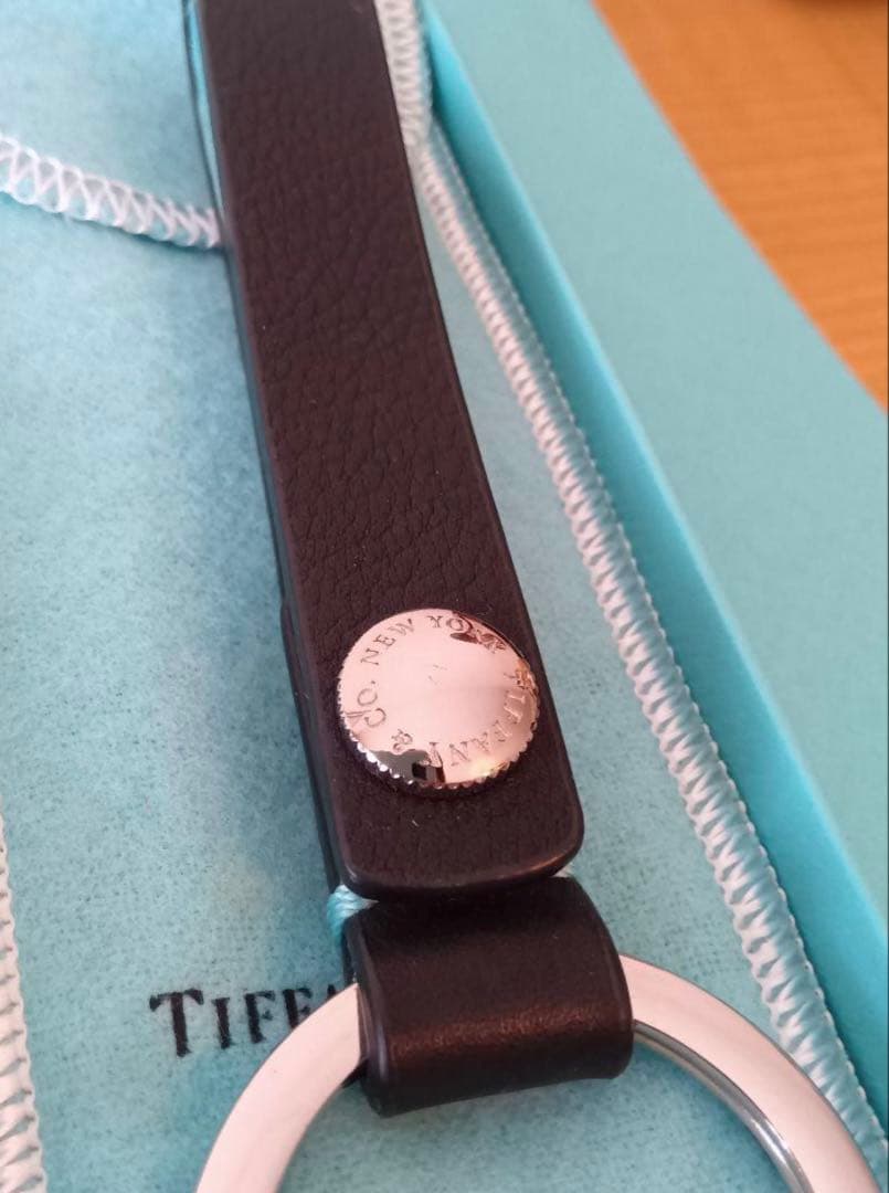 Tiffany & Co. レザーキーリング　ティファニー