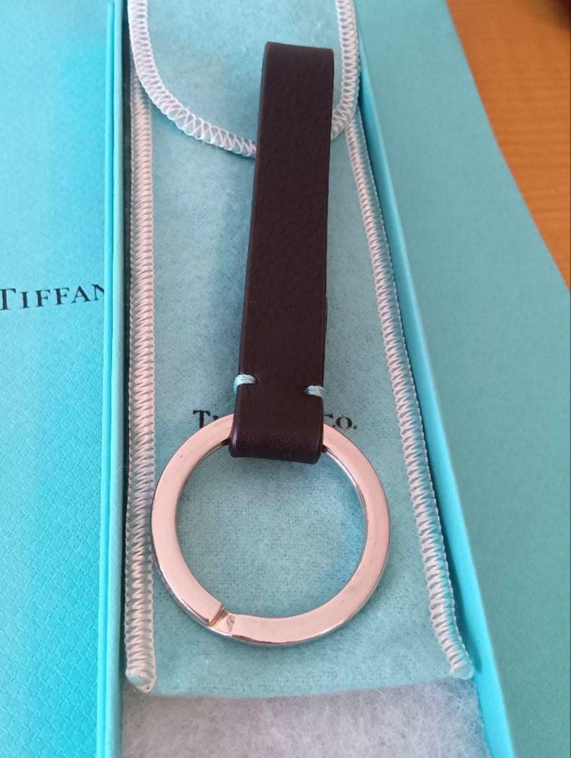 Tiffany & Co. レザーキーリング　ティファニー