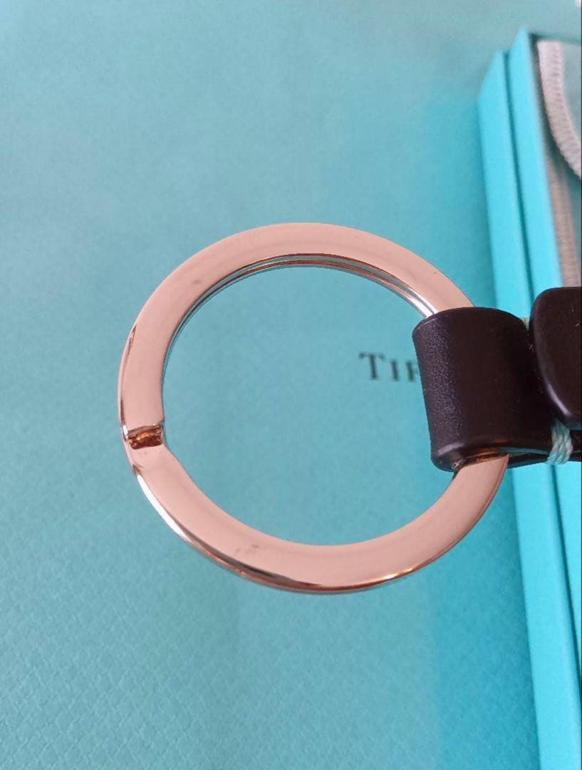 Tiffany & Co. レザーキーリング　ティファニー