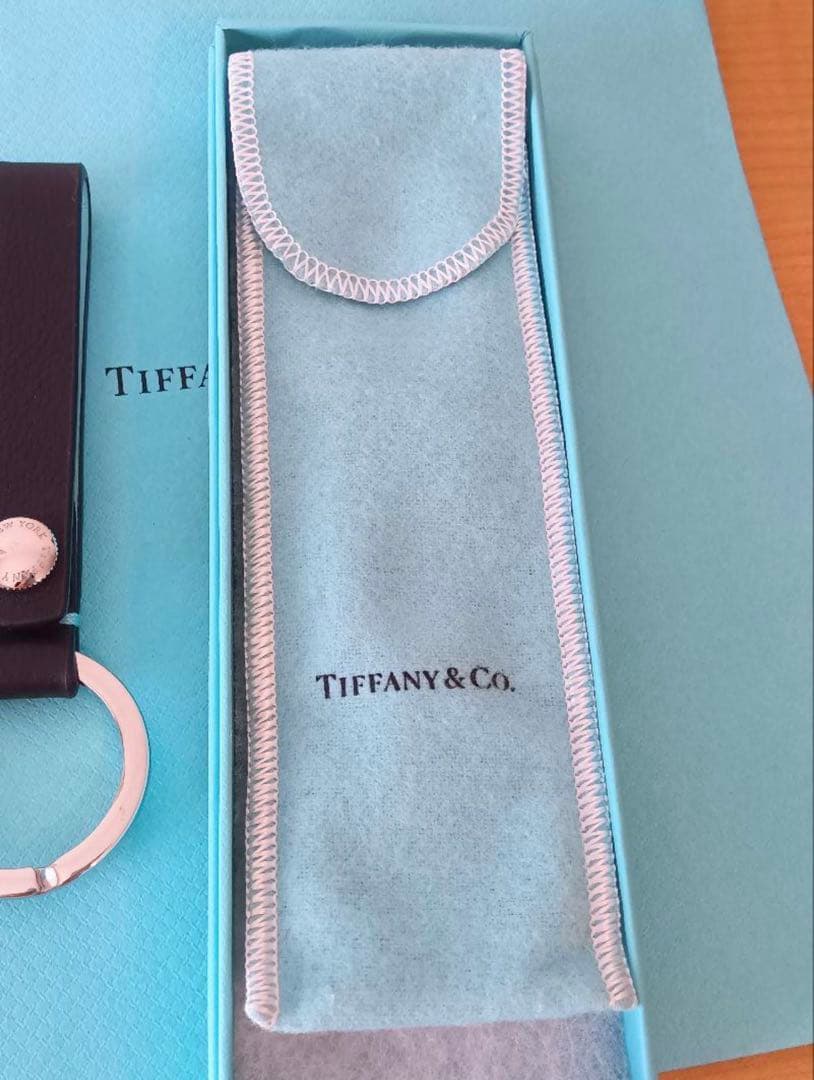 Tiffany & Co. レザーキーリング　ティファニー