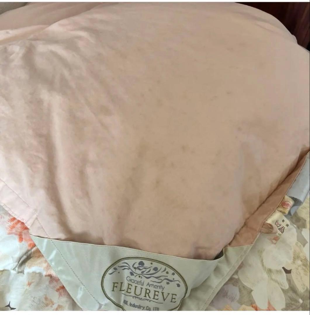 【セット売り】最高級羽毛布団　ホワイトグース2kg ダブル 掛け布団カバー