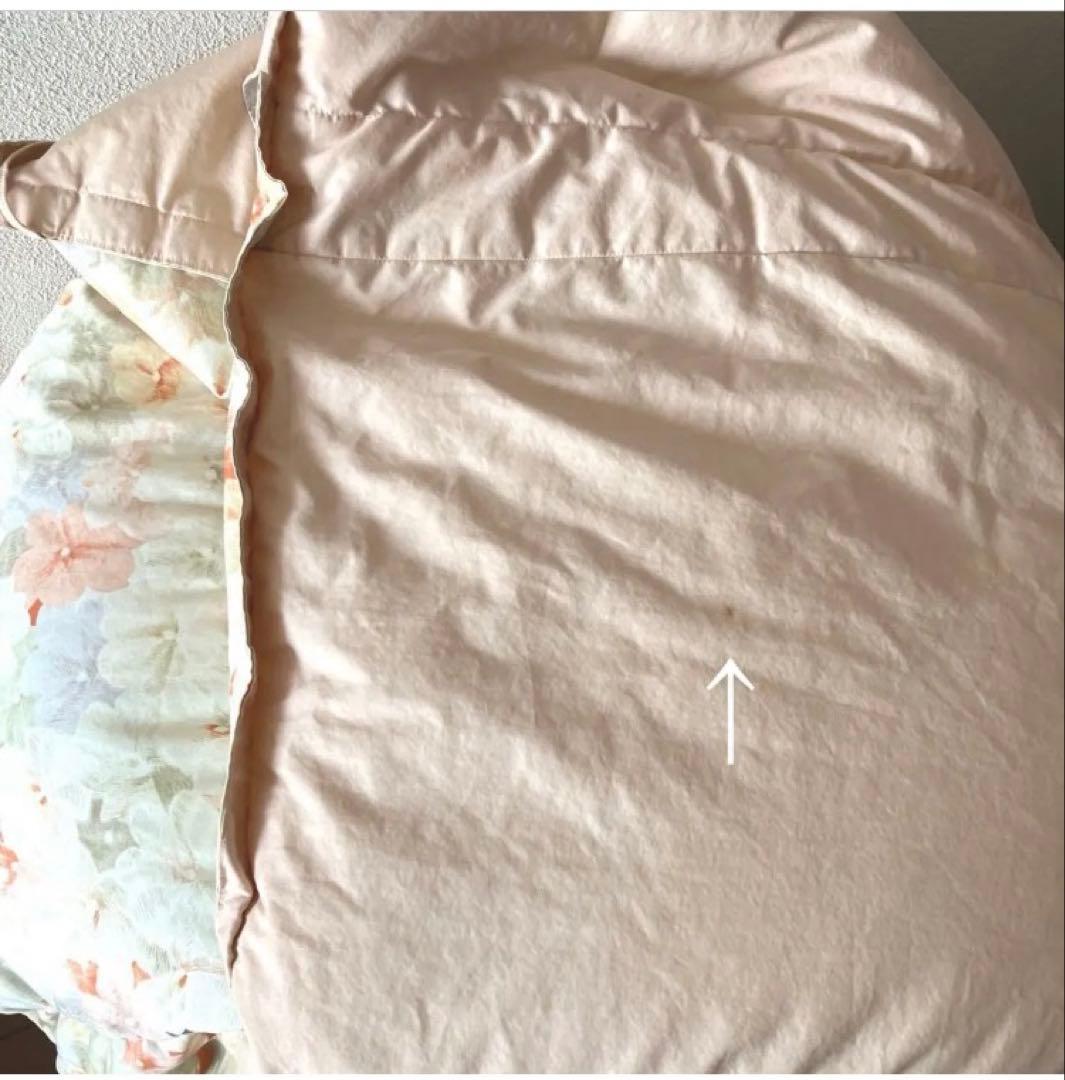 【セット売り】最高級羽毛布団　ホワイトグース2kg ダブル 掛け布団カバー