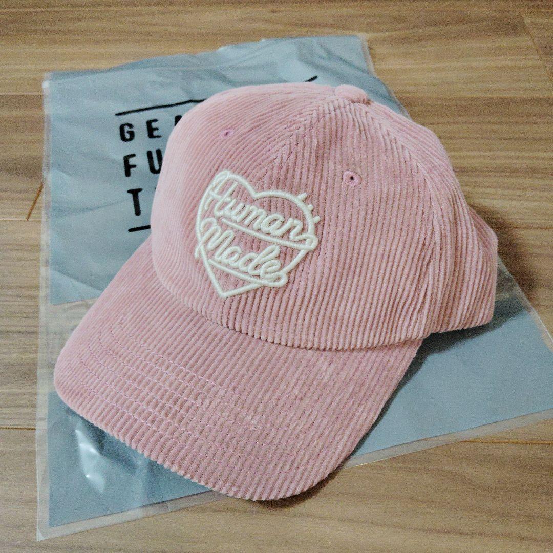 Human Made コーデュロイキャップ ピンク