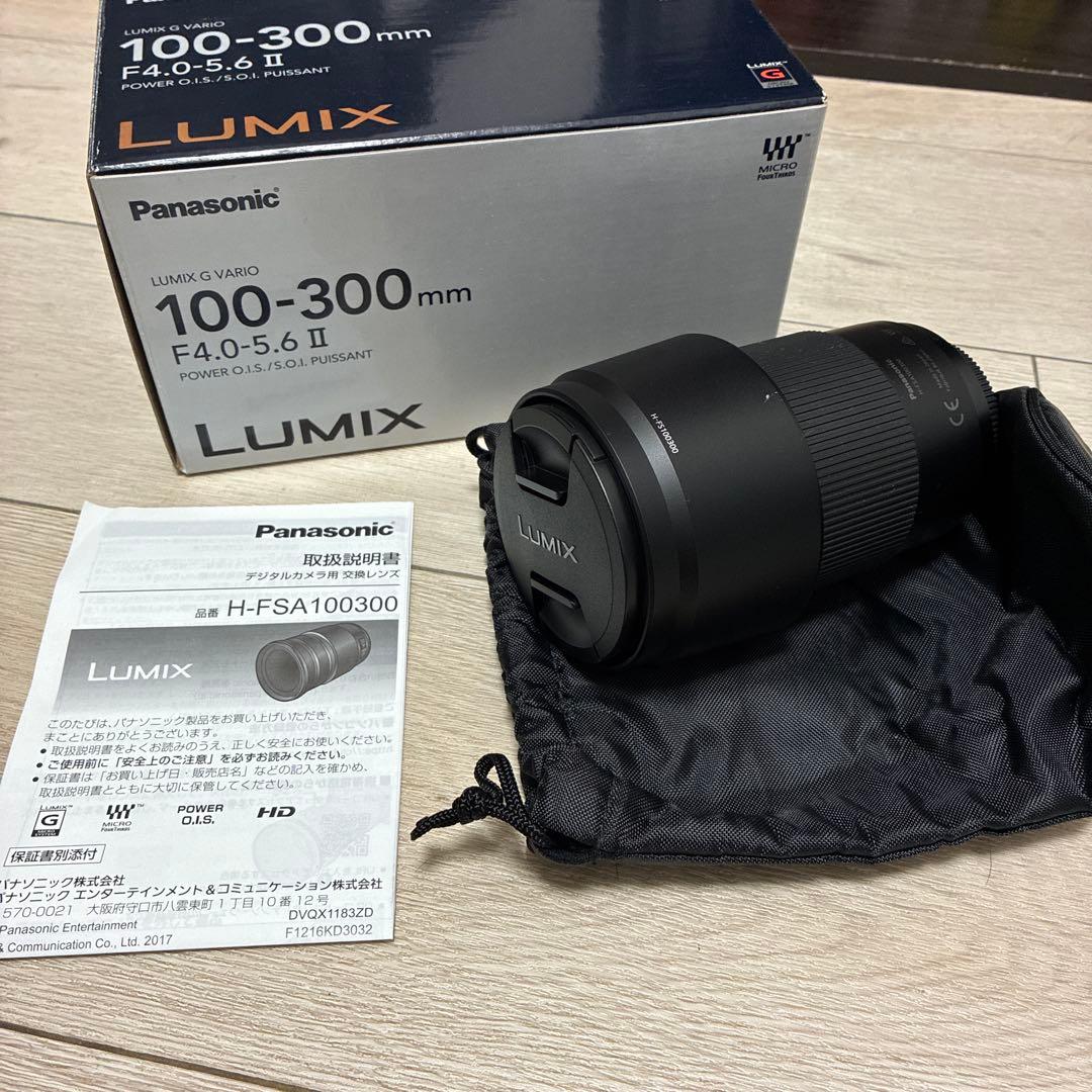極美品 Lumix G VARIO 100-300mm/F4.0-5.6 II