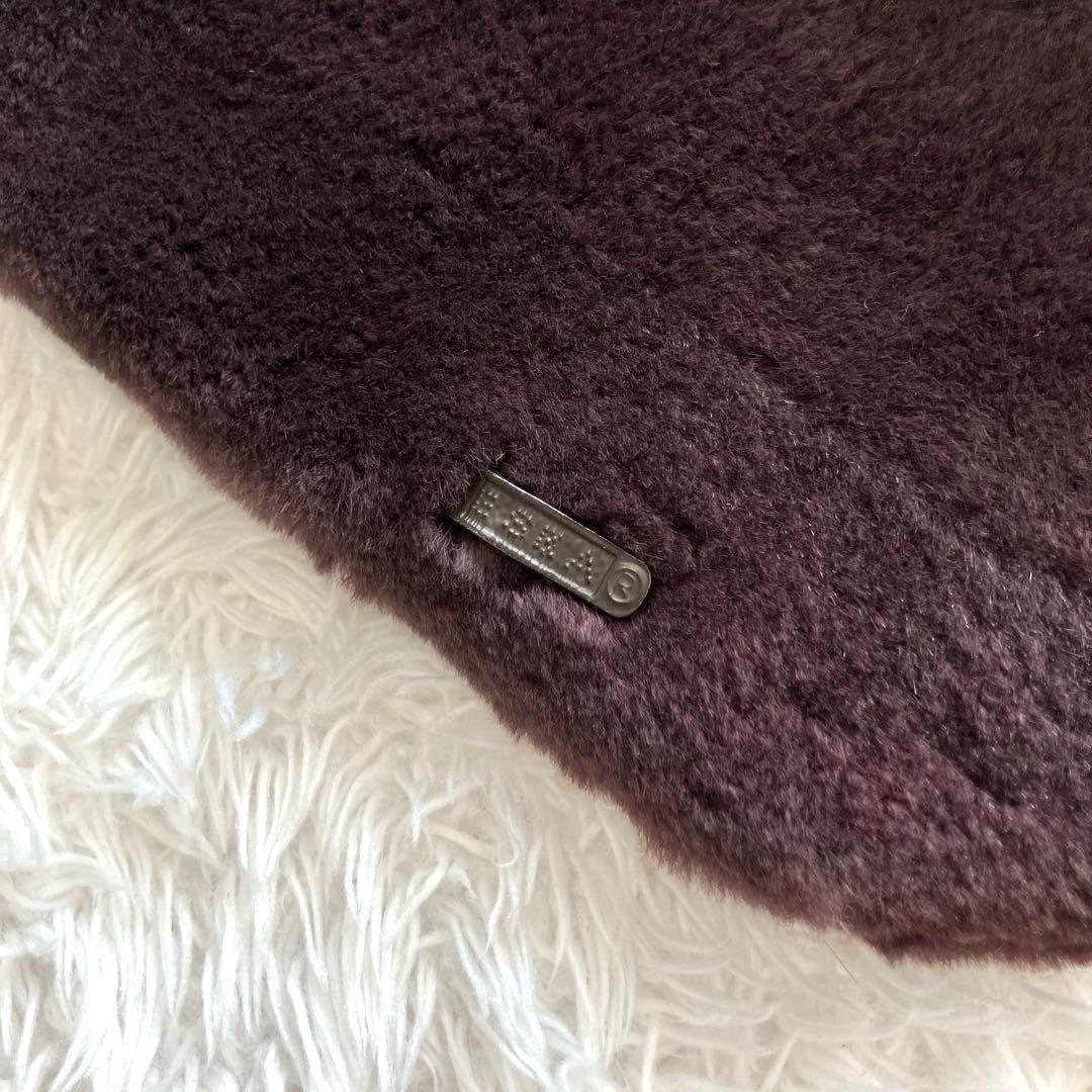 SAGA MINK 高級ミンクファーロングコート　ライトパープル