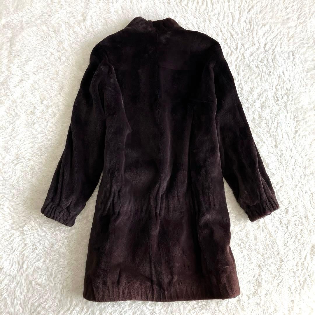 SAGA MINK 高級ミンクファーロングコート　ライトパープル