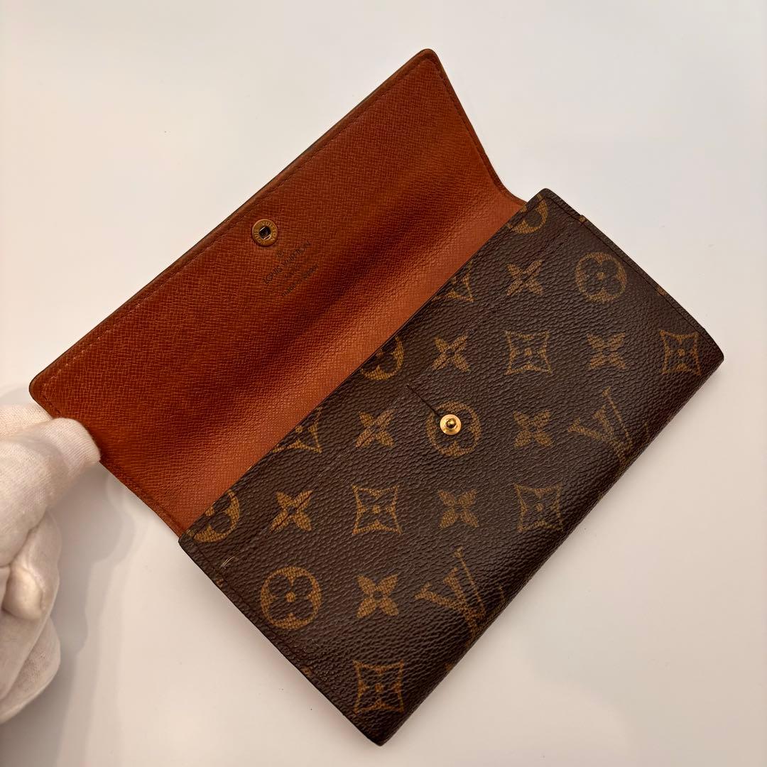 ルイヴィトン✨モノグラム 長財布 ポルトフォイユ サラ 2つ折り財布
