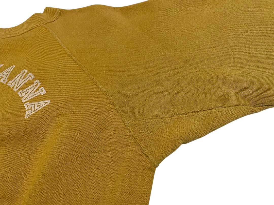 50s ビッグサイズ ビンテージ スウェット 脇ガゼット フロッキープリント