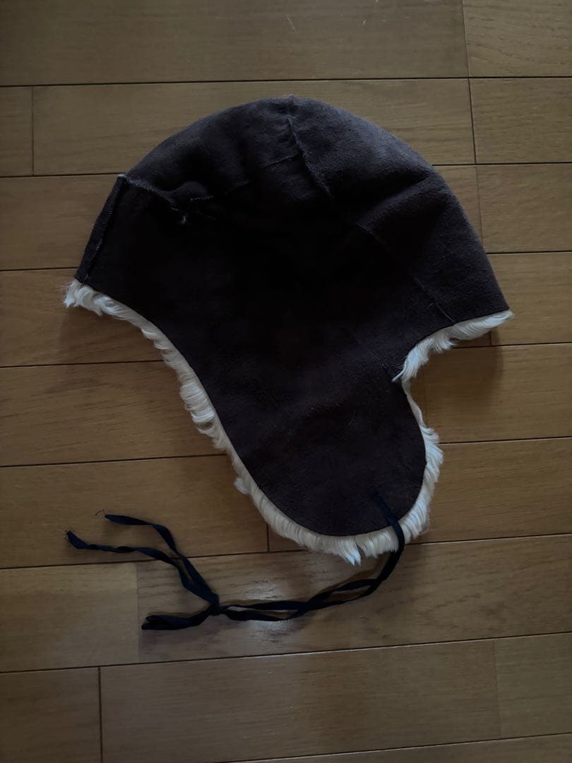 d*7様 アンダーカバー ダークブラウン ファー 耳あて付き帽子