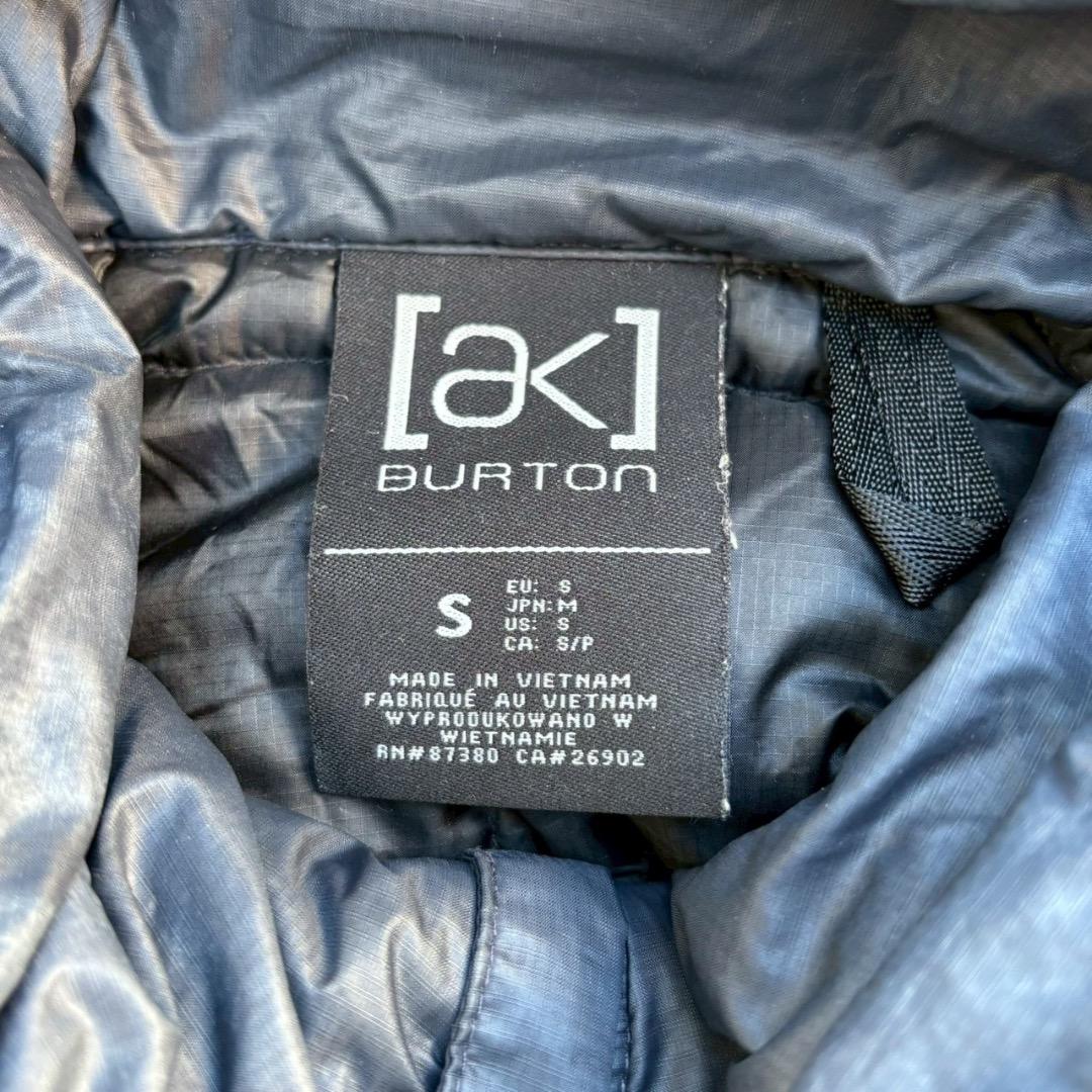 BURTON ak バートン ダウンジャケット ドローコード　フード取り外し可能