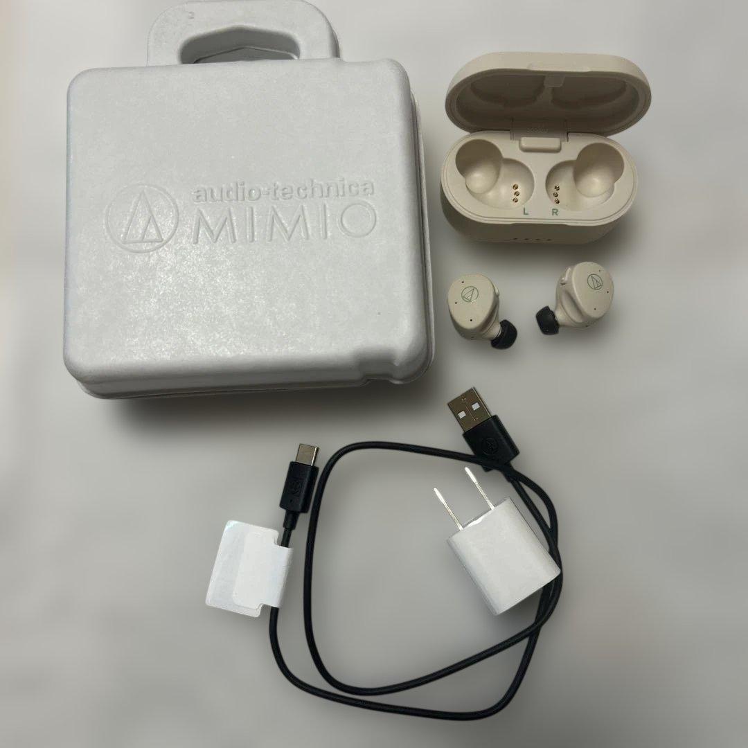 オーディオテクニカ　ミミオ MIMIO ヒアリングアシストイヤホン　試用のみ