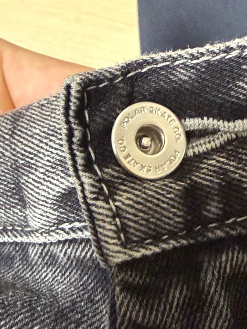 polar skate big boy ブラック　デニム　ビックボーイ