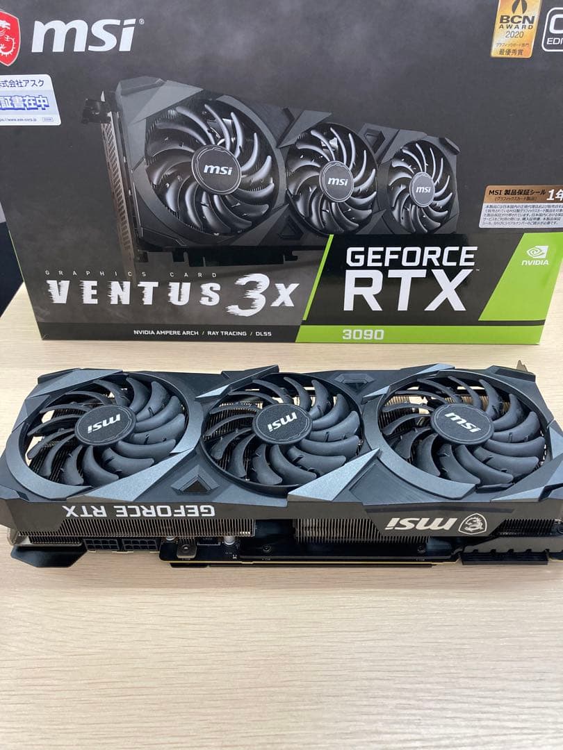 グラフィックボード・グラボ・ビデオカード msi GeForce RTX 3090 VENTUS 3X 24G OC
