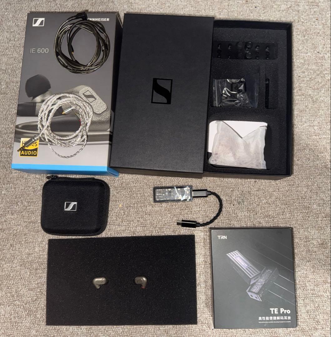 Sennheiser IE 600 TRN ポータブルDAC、リケーブル 付き