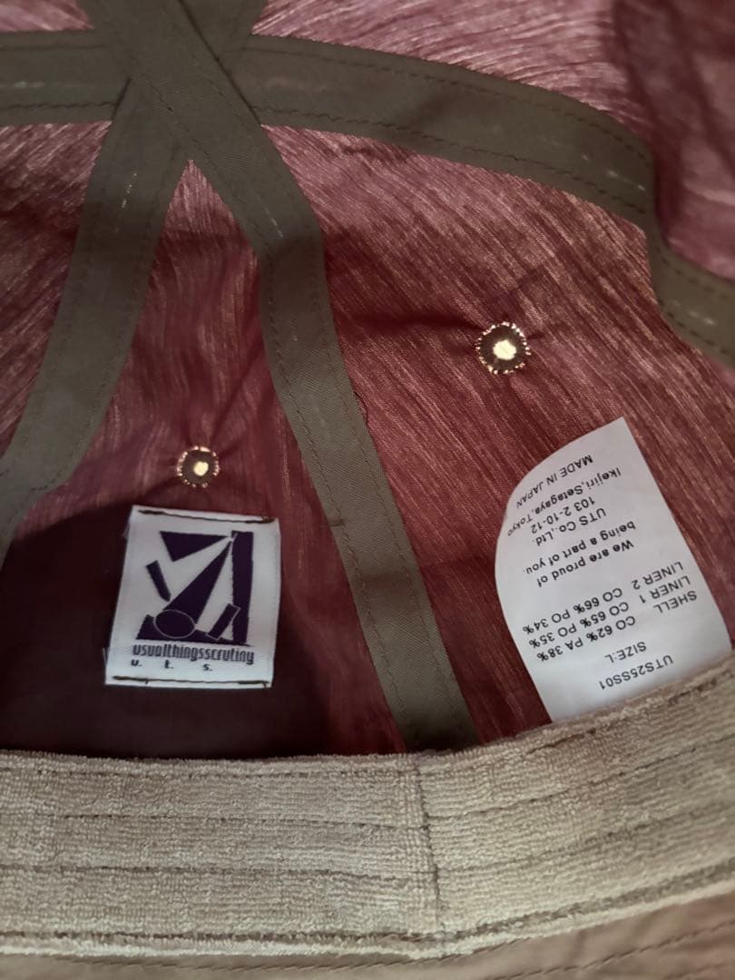 USUAL THINGS SCRUTINY ハット 帽子