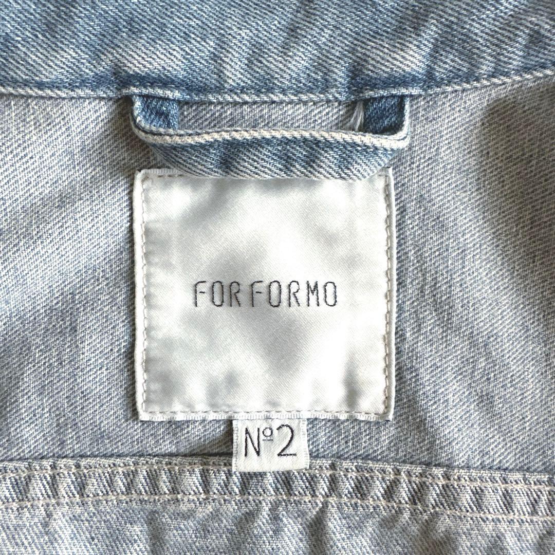 【美品】FORFORMO フォルフォルモ ハイストレッチ デニム ジャケット