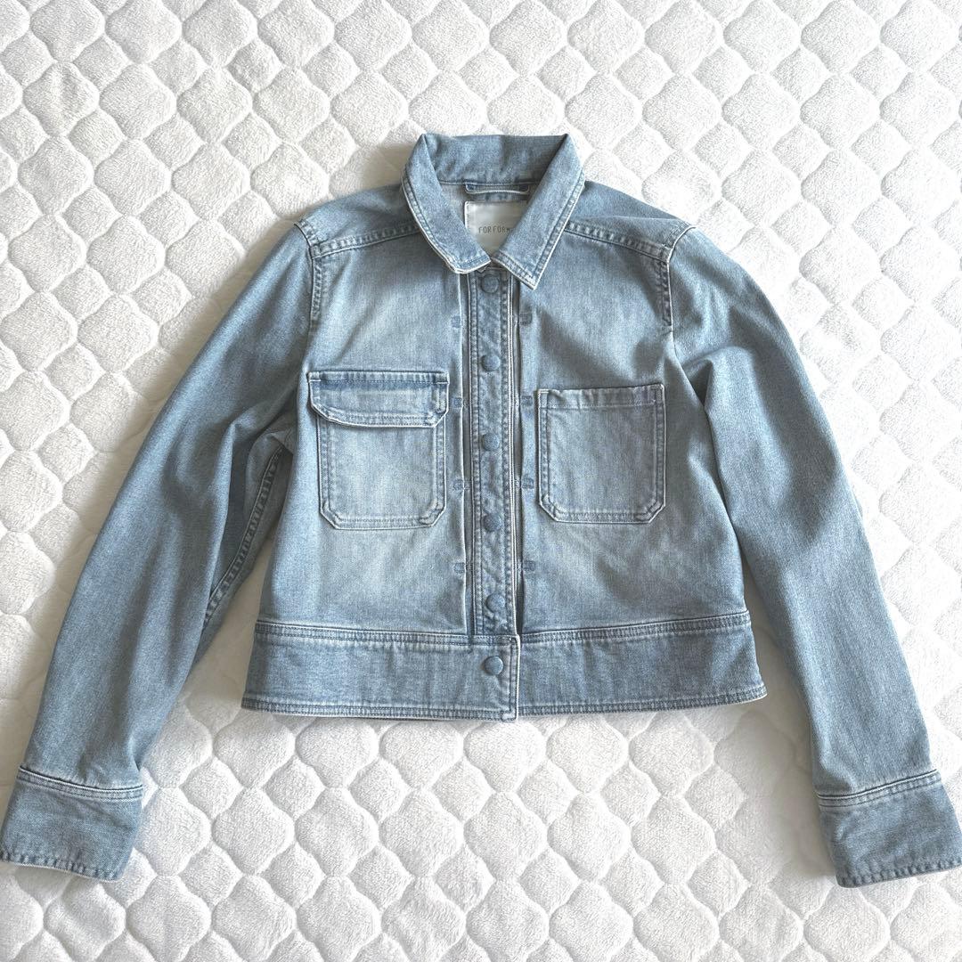 【美品】FORFORMO フォルフォルモ ハイストレッチ デニム ジャケット