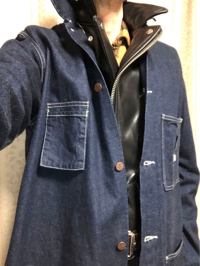 【希少】TCB Jeans tabby's coat デニム ショップコート