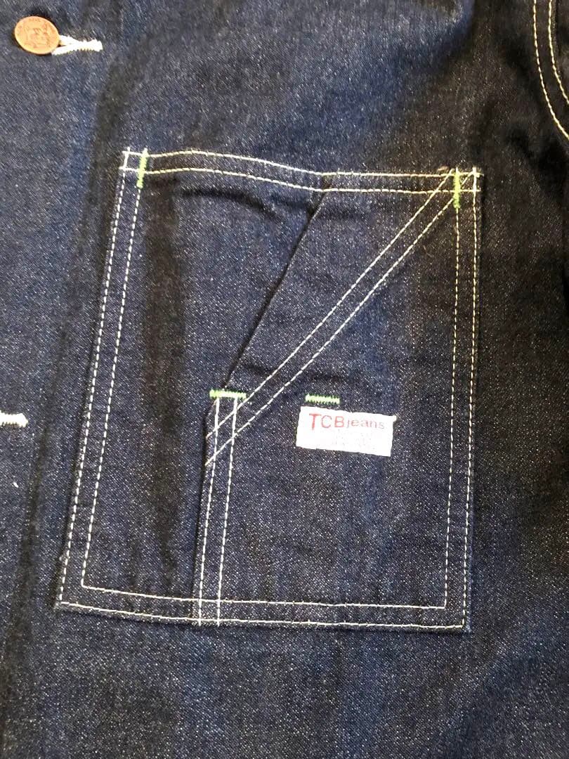 【希少】TCB Jeans tabby's coat デニム ショップコート