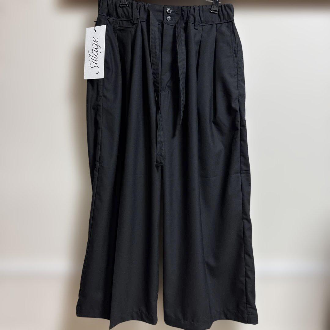 sillage hakama pants black ハカマパンツ 新品未使用
