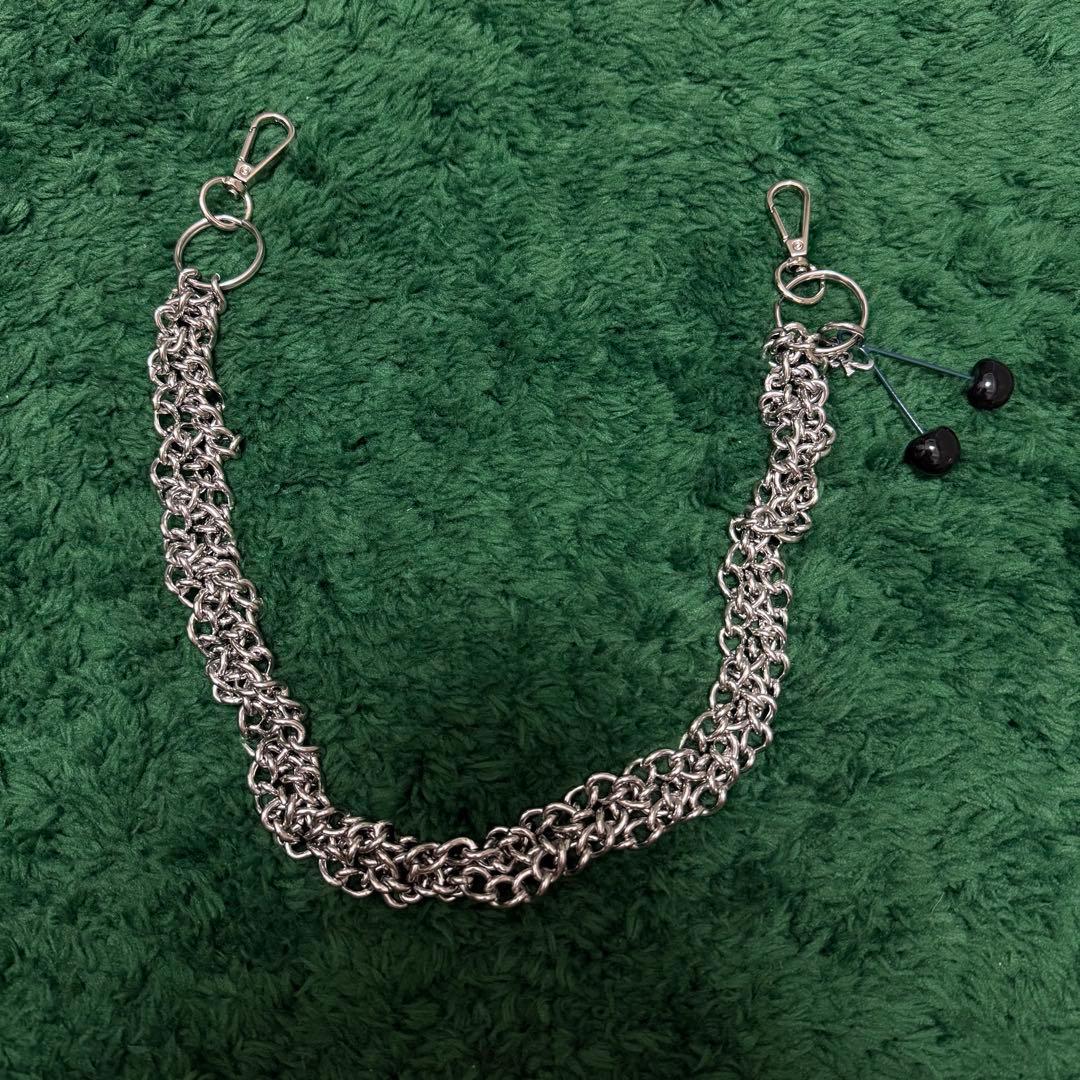 RAF SIMONS cherry wallet chain チェリーチェーン