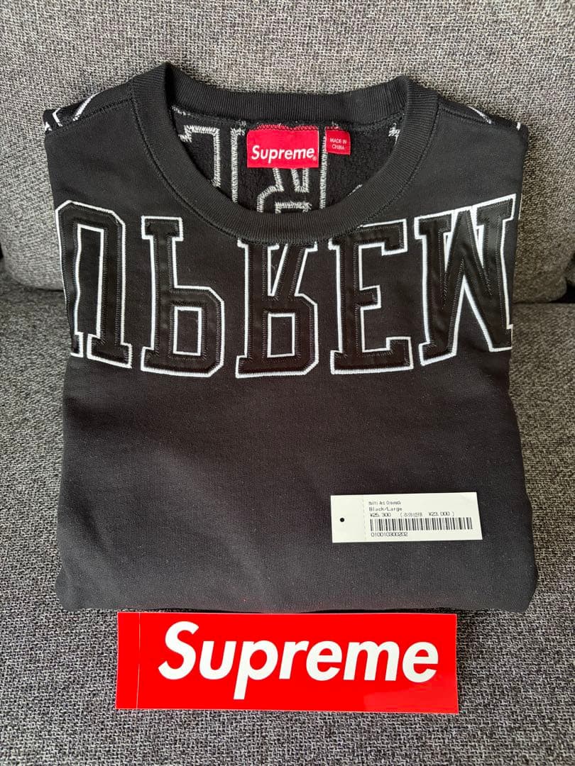 【未使用に近い】シュプリーム　トレーナー　スウェット