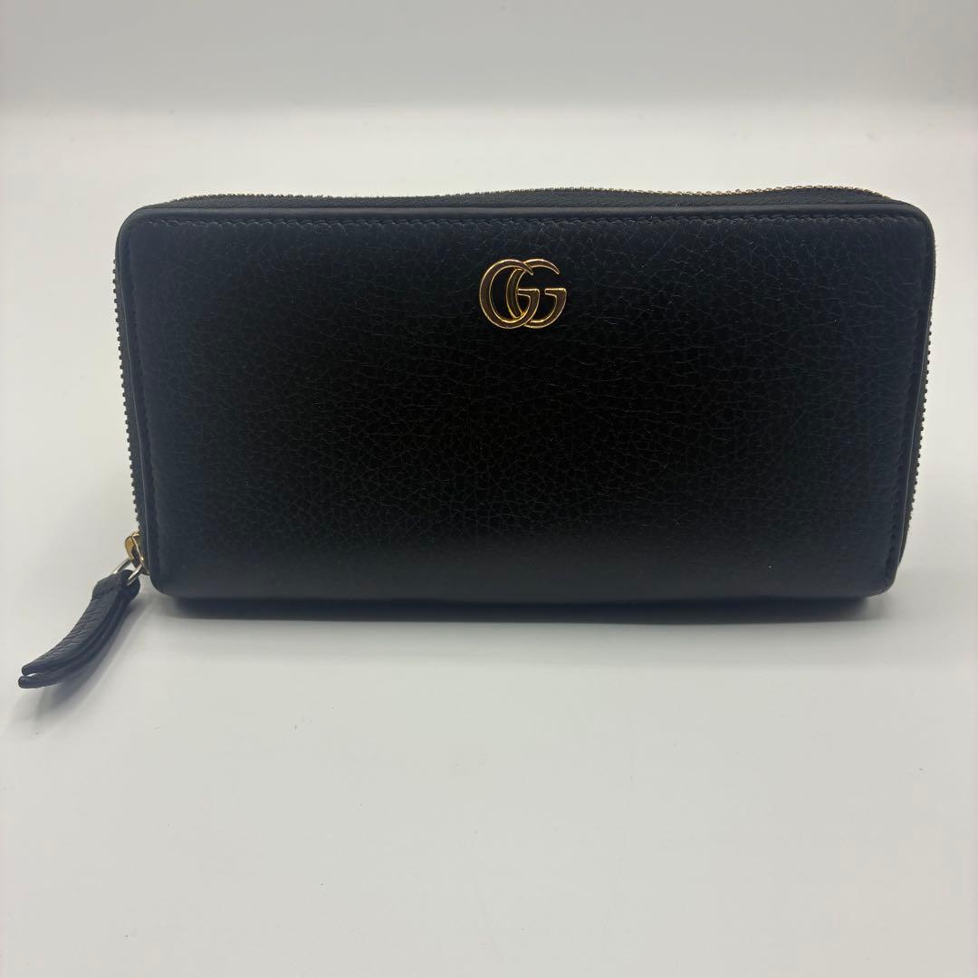グッチ GUCCI GGマーモント 長財布 ジップアラウンドウォレット