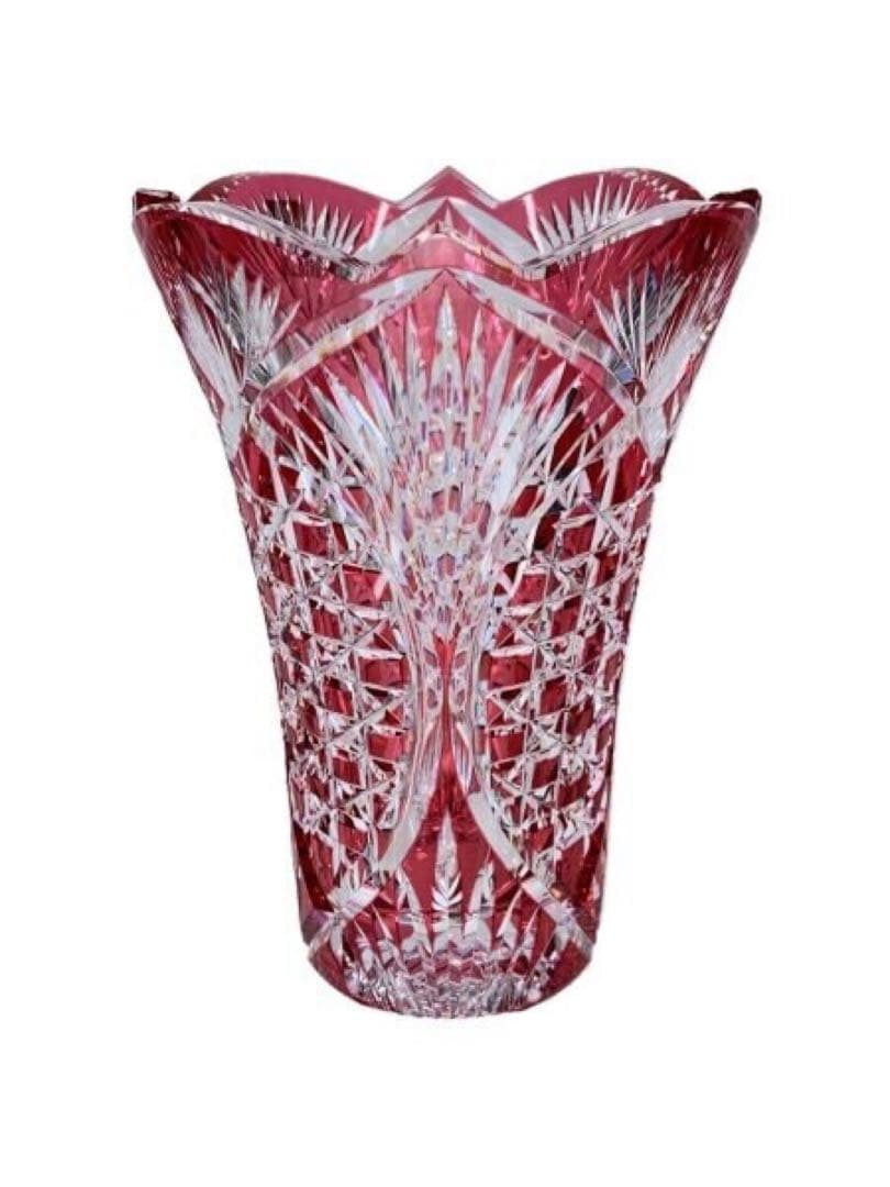 KAGAMI CRYSTAL 花瓶　F26-871CAU カガミクリスタル