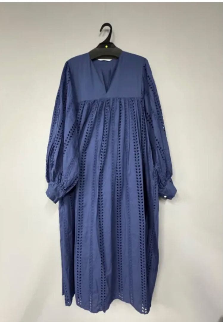 最終特価2025ss toujours 裏付きレース ワンピース ネイビー1号