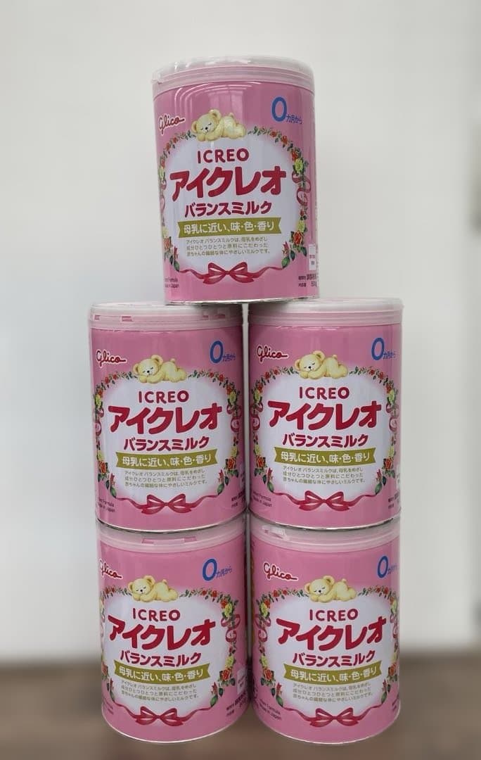 Glico アイクレオ バランスミルク 800g x5缶セット