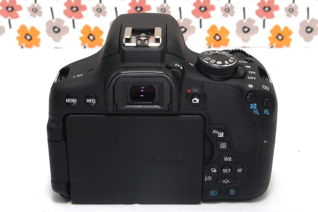 【返品保証】❤Canon Kiss X8i❤ダブルレンズ❤Wi-Fi画像転送❤