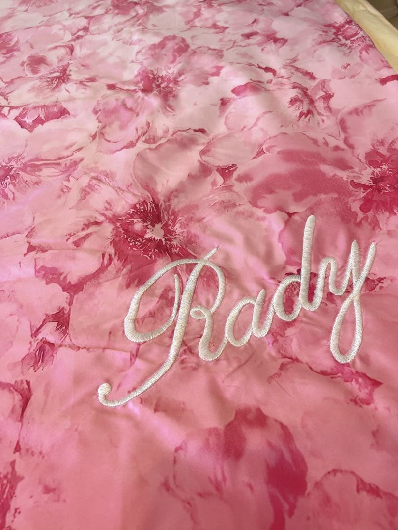 Rady パステルフラワー布団掛けカバー&ピロケースセット　ダブル　新品