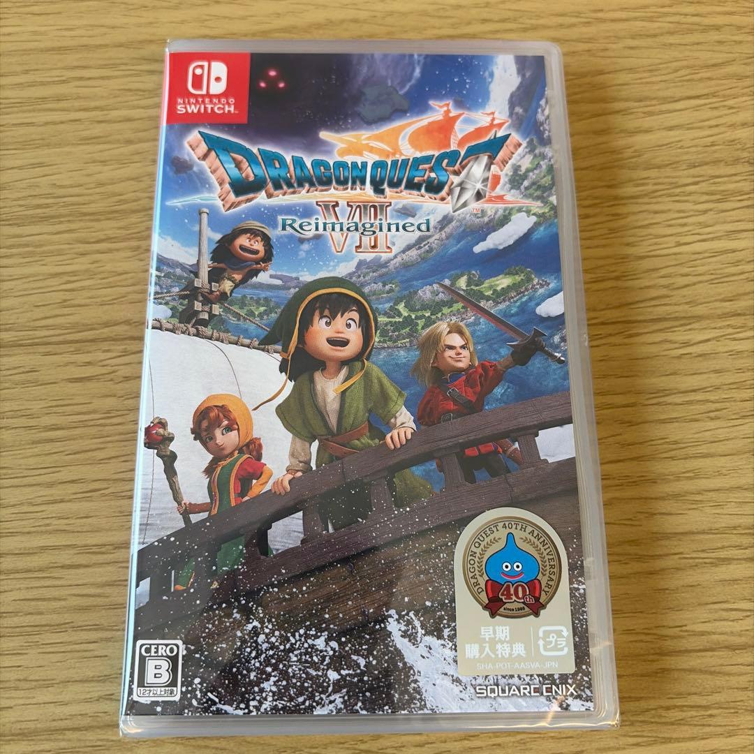 【新品未開封】 Switch ドラゴンクエスト7 早期購入特典付き