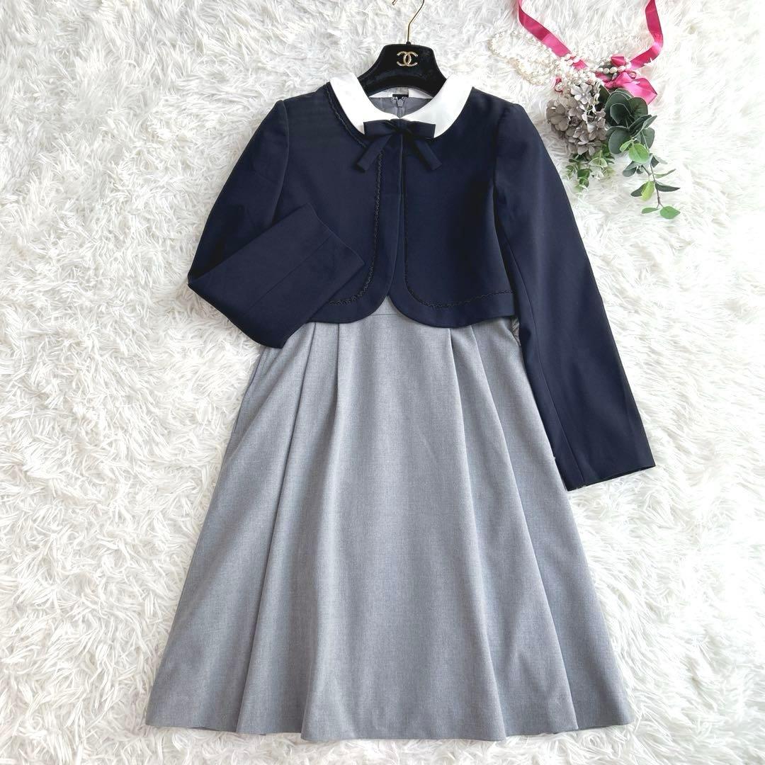 美品✨3点☆ポンポネット 受験卒服 フォーマル ワンピーススーツ　M/150