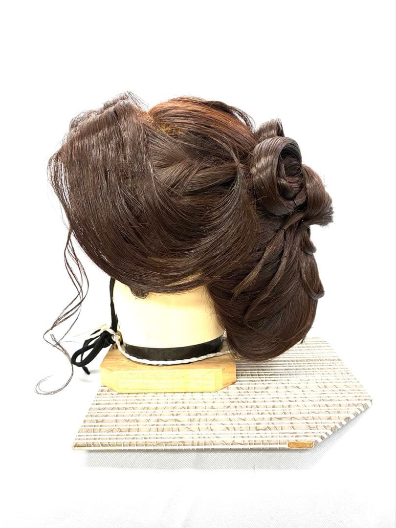 辰巳7号サイズ.洋髪、中古舞踊かつら、日本髪かつら、大衆演劇かつら、簪無し