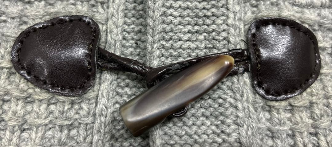 quattro2345 Bark ビームス別注ニットダッフルコート裏付き