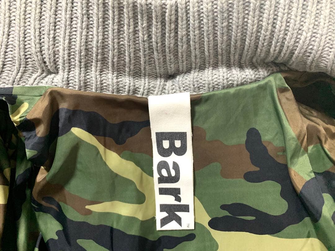 quattro2345 Bark ビームス別注ニットダッフルコート裏付き