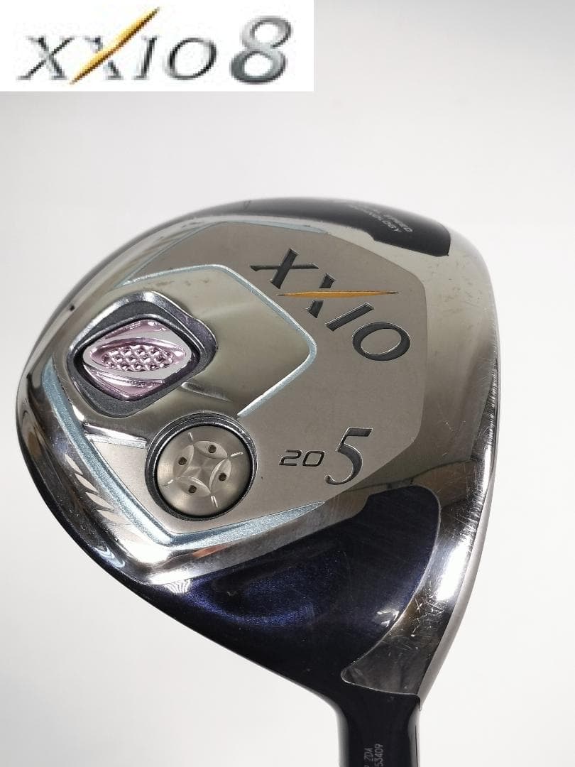 【女性】【L】ゼクシオ⭐XXIO8（ブルー）5番ウッド 20° MP800