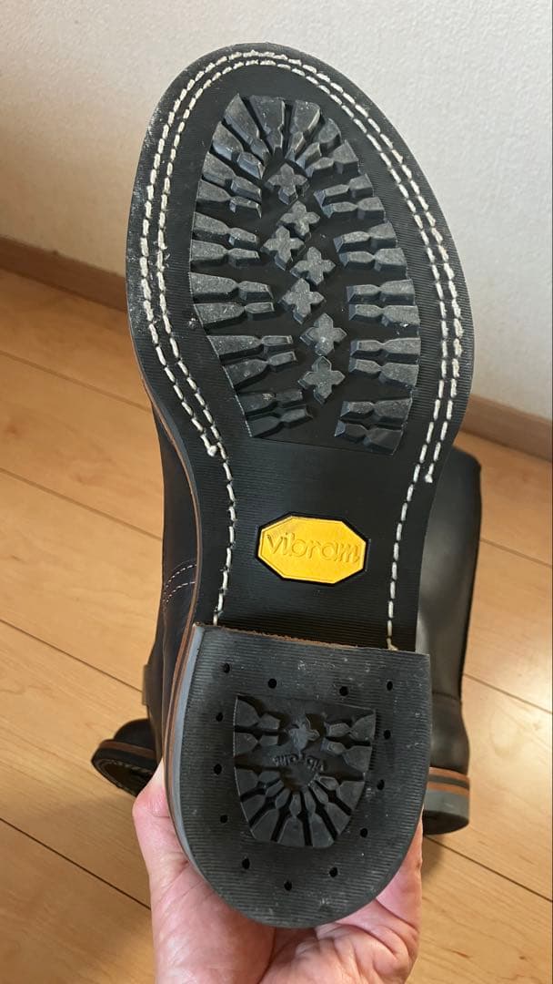 (81/2E美品22年)WESCOウエスコモリソンカスタムブラックビブラム430