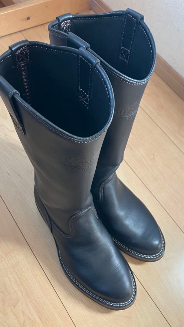 (81/2E美品22年)WESCOウエスコモリソンカスタムブラックビブラム430