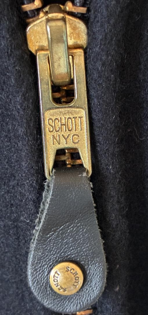 SCHOTT 7176 CPO ウールジャケット ネイビー