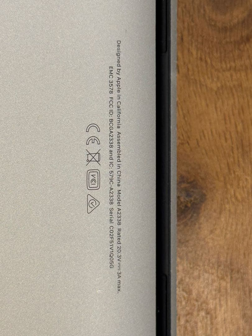 MacBook Pro 13インチ 日本語配列