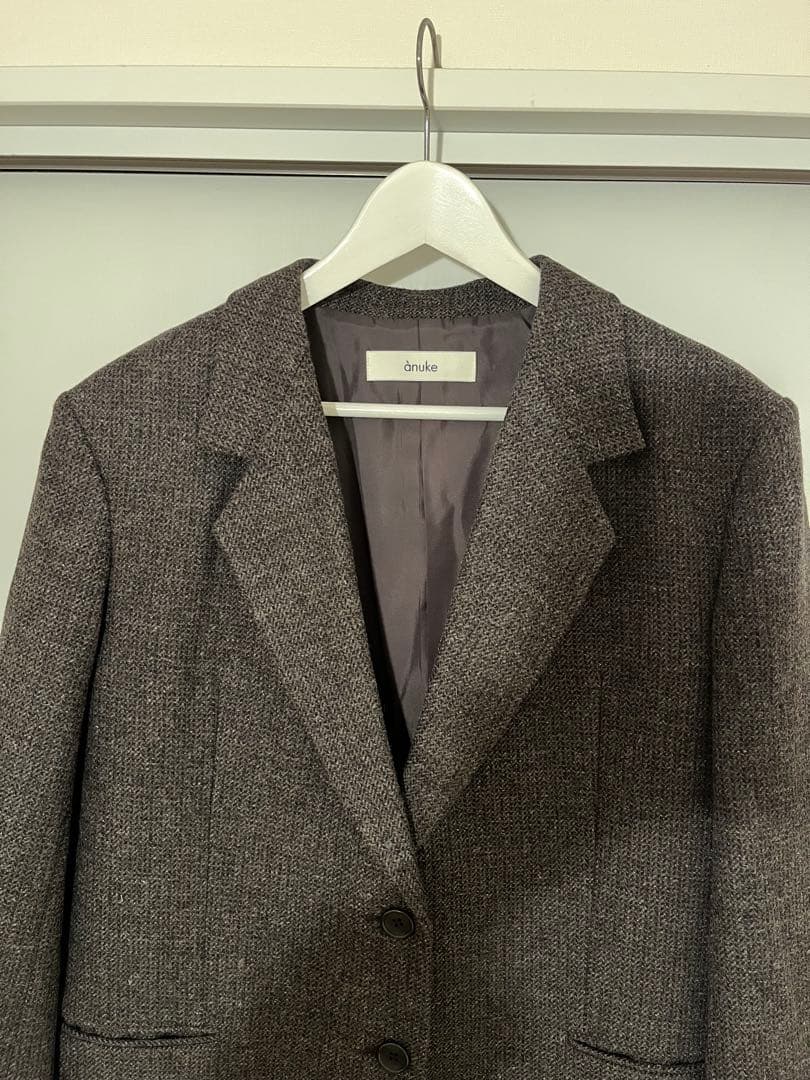ànuke Herringbone Wool Jacket