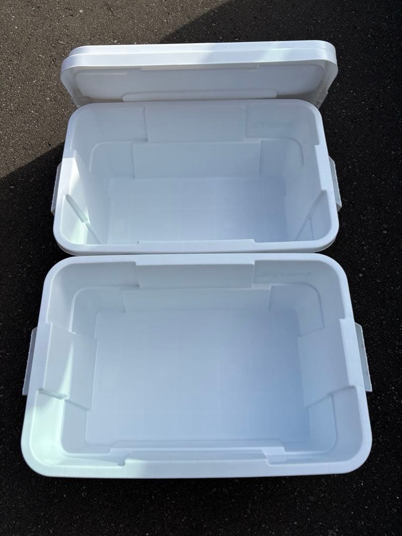 BRUTE ブルート トートボックス 53L ホワイト 2個セット